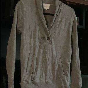 Banana Republic Gray Cowl Neck Sweater